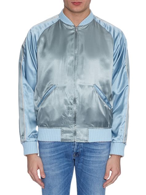 gucci silk bomber jacket replica|gucci bomber jacket men's.